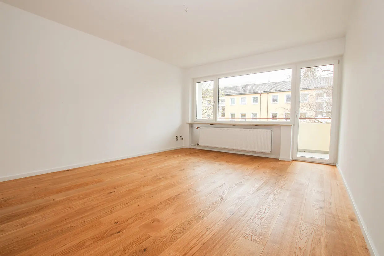 Wohnungssanierung – Wohnzimmer